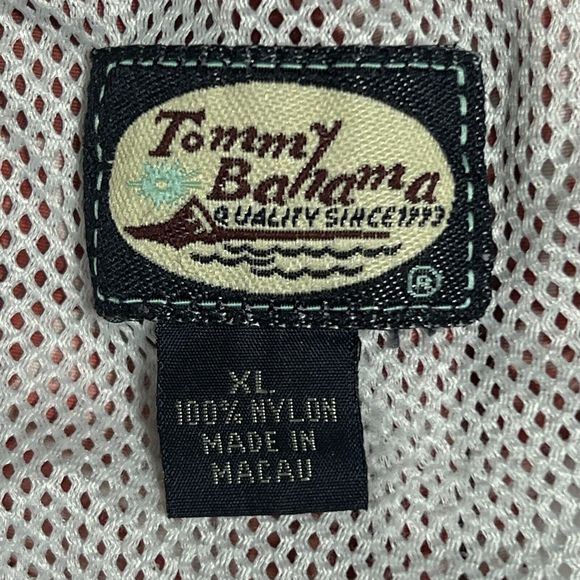 Tommy Bahama Swim Trunks Mens XL Red Board Shorts Surfing Beach Tropical - Picture 4 of 15